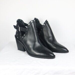 Woman's ALDO Eraodia Studded High Heel Boots Sz 8